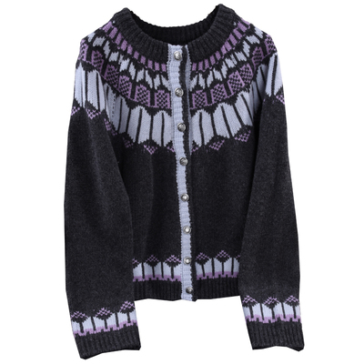 DIGBUTY复古像素全羊毛毛衣