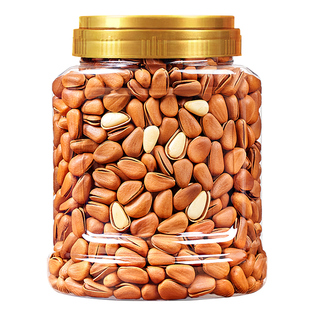 新货东北松子500g罐坚果干果非散装大零食特大开口级手剥好节年货