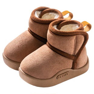 宝宝雪地靴冬季加绒加厚保暖婴儿冬鞋儿童棉鞋防滑女童雪地棉男童