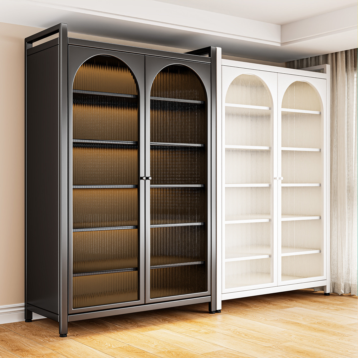 阳台防晒储物柜家用书柜鞋柜收纳柜一体靠墙杂物柜钢制置物柜衣柜,住宅家具,阳台柜,淘宝优惠券,粉丝福利购,淘宝优惠卷