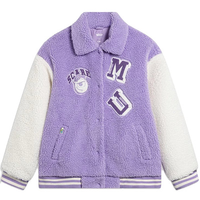 李宁女休闲保暖外套冬款长袖时尚舒适百搭棉服AJMT084-B品