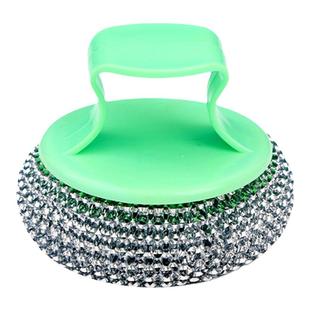 钢丝刷带柄刷锅神器除锈去油污不伤锅不脏手不掉丝清洁球洗碗神器