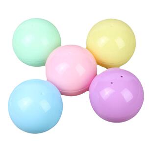 现货50-100mm扭蛋壳空壳玩具盲盒球空盒球壳塑料圆形抽奖球