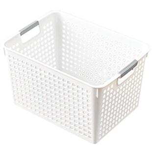 留存道多用途杂物脏衣篮分类塑料收纳筐洞洞拉篮零食厨房杂物篮