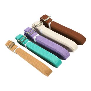 艾扬格瑜伽辅具纯棉伸展带专业瑜伽绳拉筋日字扣无弹力初学者开背