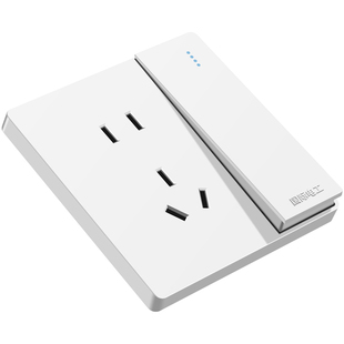 国际电工86型墙壁开关插座面板家用暗装一开5五孔USB三孔多孔白色