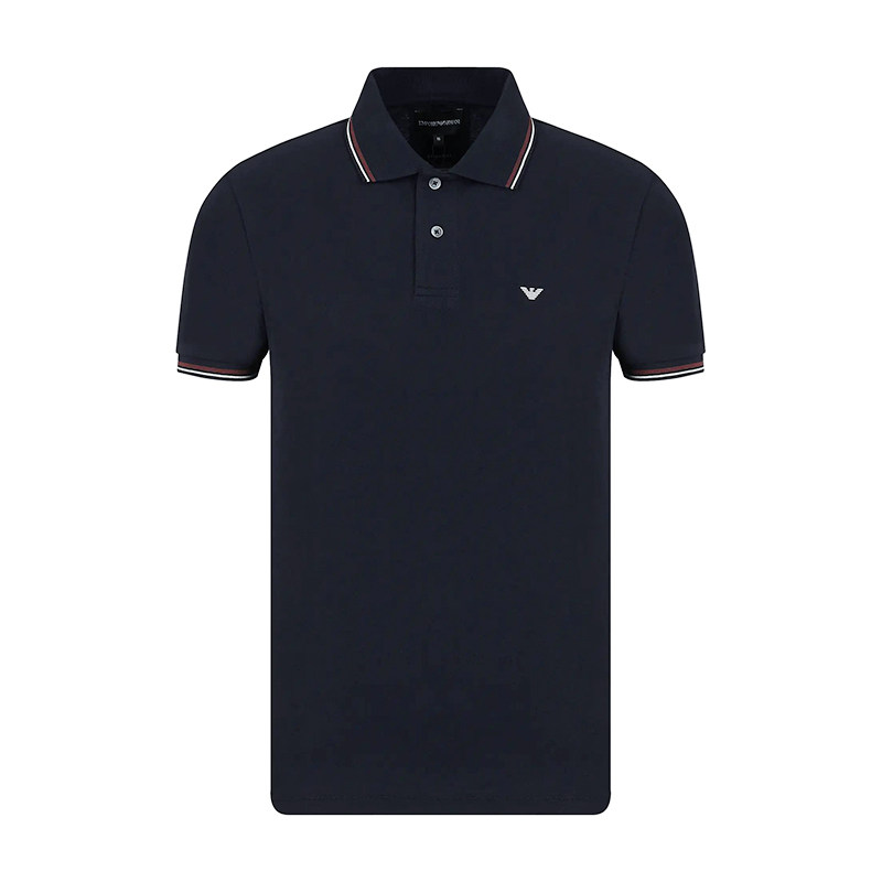 EMPORIO ARMANI阿玛尼男士短袖polo衫夏新款半袖商务休闲翻领男装