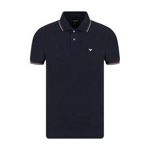 EMPORIO ARMANI阿玛尼男士短袖polo衫夏新款半袖商务休闲翻领男装