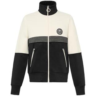 Ami Paris 23年春夏新品男女同款休闲运动黑爱心长袖拉链卫衣外套