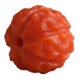 天然南红金刚珠配饰 四川美姑县南红玛瑙柿子红手串 佛珠念珠配珠