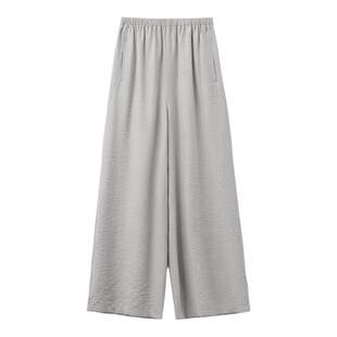 丝锦泡泡绉DrySilk【石皮肌理感/易打理/抗皱耐造】显瘦懒人神裤