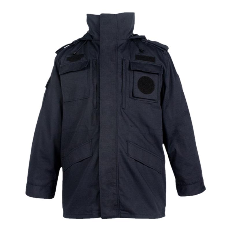 保安服冬装加厚棉服防寒保暖作训服多功能棉衣大衣工作服棉袄T