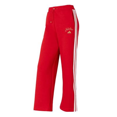 Adidas阿迪达斯女裤2026春季新款NYR WIDE KN PNT针织长裤KH2702