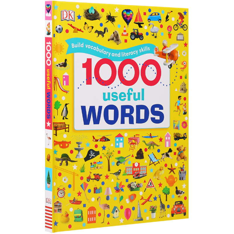 凯迪克图书点读版 DK 1000useful words 1000常用单词英国进口场景认知图解单词书原版英文绘本启蒙绘本毛毛虫点读笔配套书