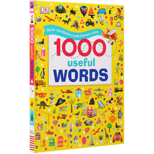 小彼恩图书 点读版 DK 1000useful words 1000常用单词 英国进口 场景认知 图解单词书 原版英文绘本 启蒙绘本 毛毛虫点读笔配套书