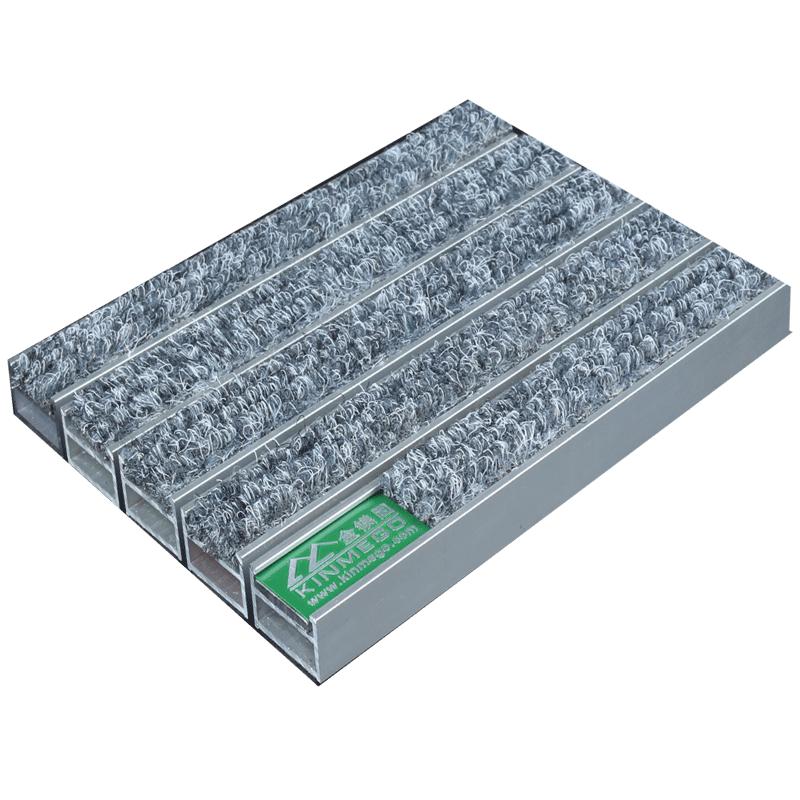 金镁固铝合金地垫酒店大门口进门嵌入式除尘脚垫定制防滑门厅地毯