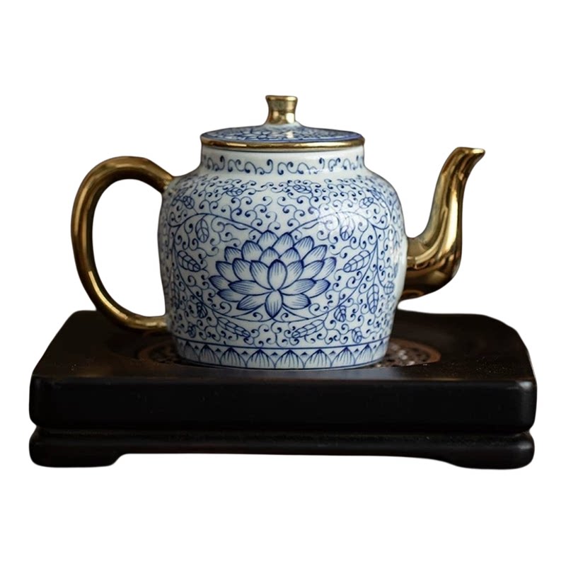 手工青花瓷盖碗茶具礼盒