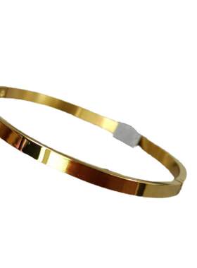 金色手环HuoTing钛钢极简