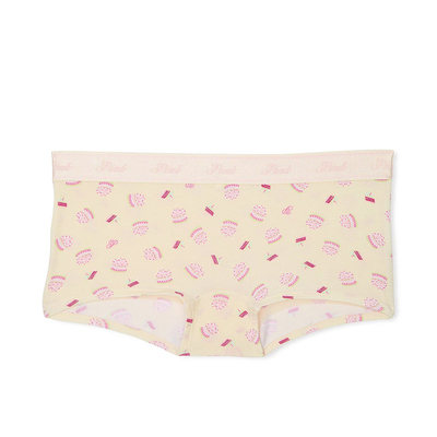 现货维密全棉宽腰边低腰平角内裤