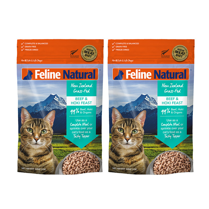 K9Natural猫冻干粮320g*2高营养