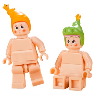 来自星星的礼物系列盲盒星星人第三方乐高人仔小积木二代手办摆件
