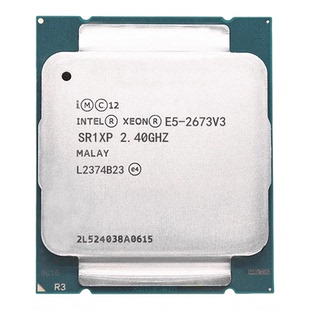 Intel至强E5-2673 V3 CPU 12核心24线程二手拆机服务器散片处理器
