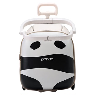 QBOX儿童行李箱可坐骑懒人宝宝男女孩带娃登机旅行宝宝遛娃拉杆箱