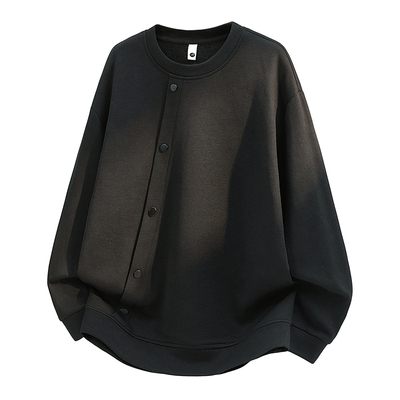 圆领卫衣男胖子加肥加大大码男装