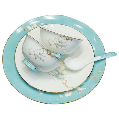 骨瓷餐具套装中式轻奢礼盒装