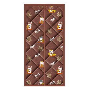 全磁条加厚冬季保暖防风挡风侧开保暖帘棉门帘防寒隔断遮挡帘隔音