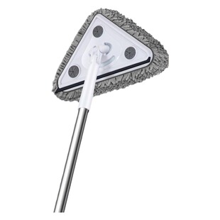 居家家三角拖把玻璃清洁神器天花板除霉工具大扫除擦墙面墙壁屋顶