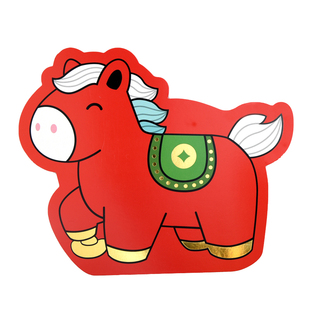 新款2026马年折叠式红包创意卡通拉伸利是封新年压岁钱仪式感春节