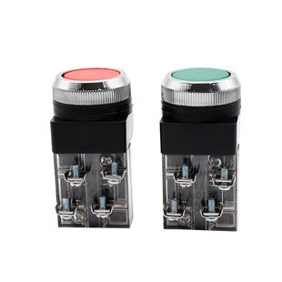 平头按钮开关 TBF-25 TBF-30 红绿黄 平头自复按钮