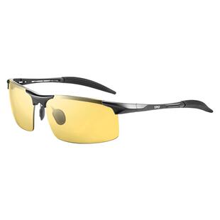 CAPONI偏光夜视眼镜男开车专用晚上驾驶防远光变色日夜两用太阳镜