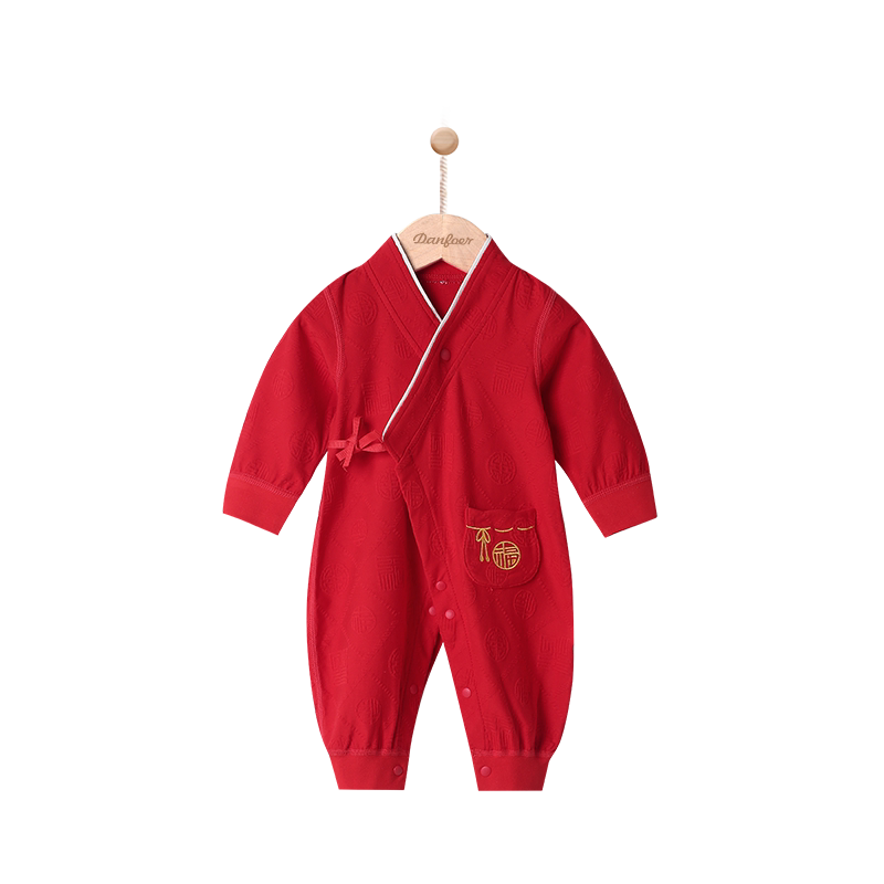 小丹佛尔绑带春秋国风汉服连体衣