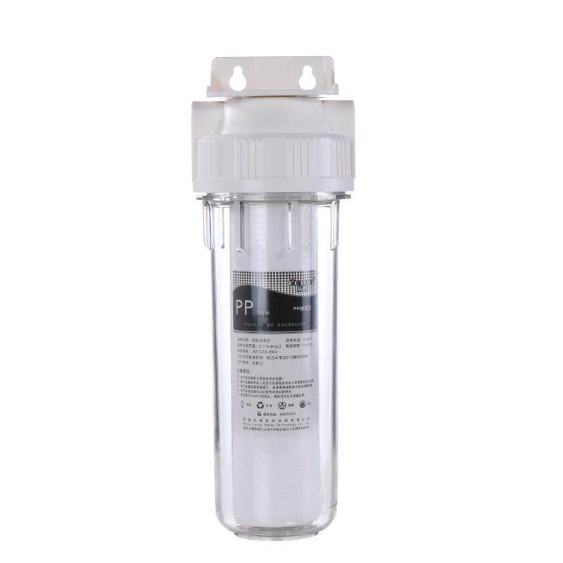 10寸前置过滤器家用净水器透明瓶前置过滤瓶PP棉芯滤水器滤筒滤壳