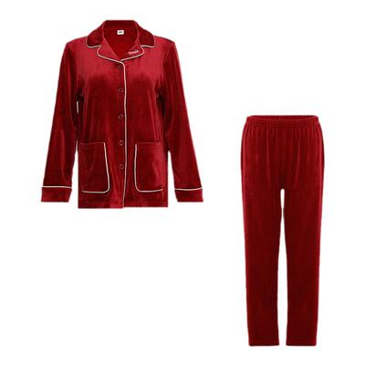 爱美丽无毛撸猫绒家居服套装女