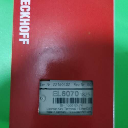倍福原装正品EL6070-1825，License Key议价
