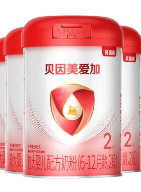 贝因美爱加2段800g6罐+150g*6罐