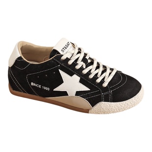 星期六复古做旧脏脏鞋女内增高星星休闲板鞋舒适透气百搭单鞋