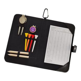 高尔夫记分本商务套装 PU皮球场配件记本卡夹高尔夫球场用品