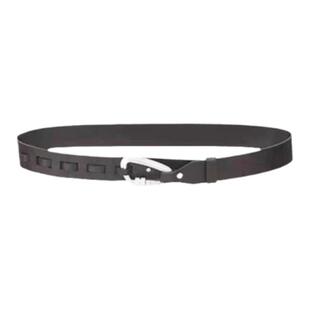 CulturE小众金属扣设计感腰带男女百搭简约高级皮带先锋朋克裤带