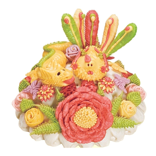 棒棰岛寿桃馒头礼盒开业庆典乔迁婚庆用品手工糕点点心花馍勃勃