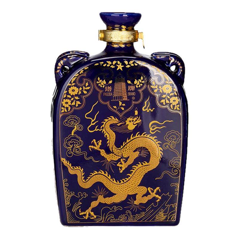 三十年陈元代扁壶花雕酒680ml*2