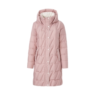 【长白山白鹅绒】ELSEWHERE珂思云感长连帽羽绒服女2025冬季新款