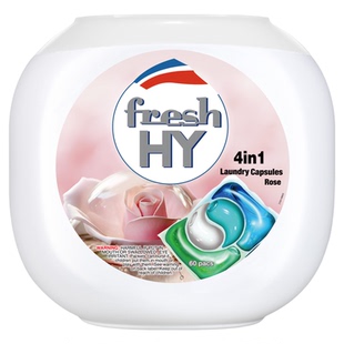 威露士清可新4合1洗衣凝珠60粒除菌除螨洁净留香持久樱花玫瑰香
