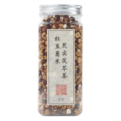 璞诉炒熟芡实红豆薏米茶