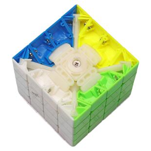 奇艺磁力四阶魔方4阶专业比赛竞速用顺滑实色可调节儿童益智玩具