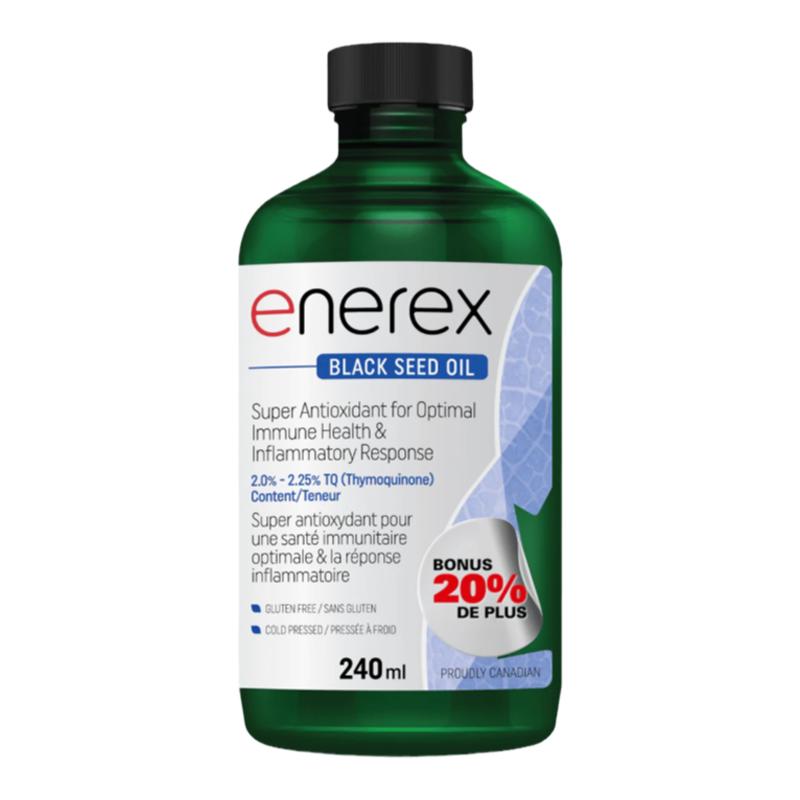 加拿大直邮 Enerex Black Seed Oil BONUS SIZE (240 mL)黑种籽油