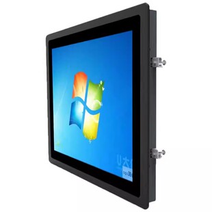 艾尔葳酷睿i5四核工控一体机电容触摸屏10/12/15/17/19/21寸工业平板电脑全封闭显示器嵌入式壁挂PLC